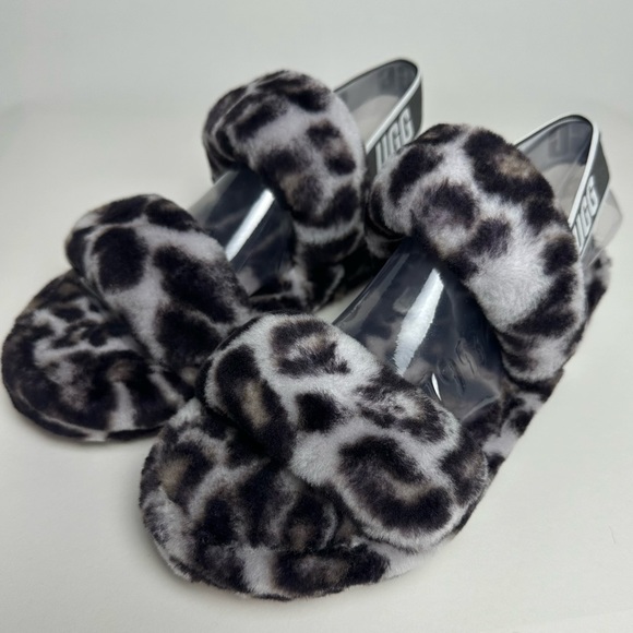 Women’s Ugg Oh Yeah Panther Print Slippers - Picture 8 of 12
